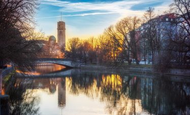 munich, bridge, evening-1769543.jpg