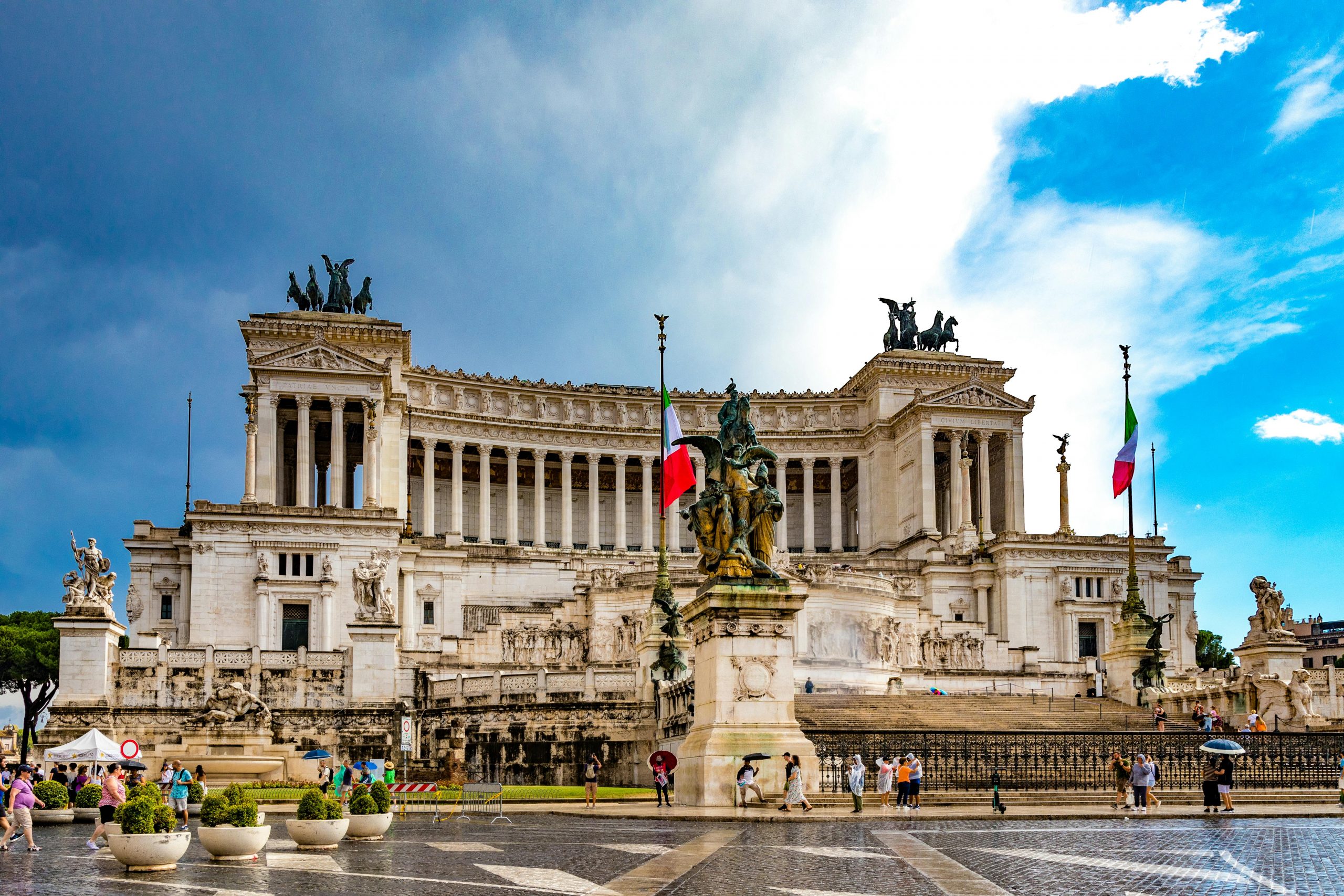 An extremely beautiful architecture in the center of Rome