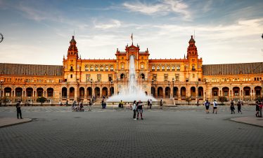People Walking Near the Water Fountain
