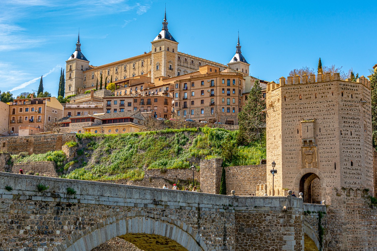 alcazar, bridge, toledo