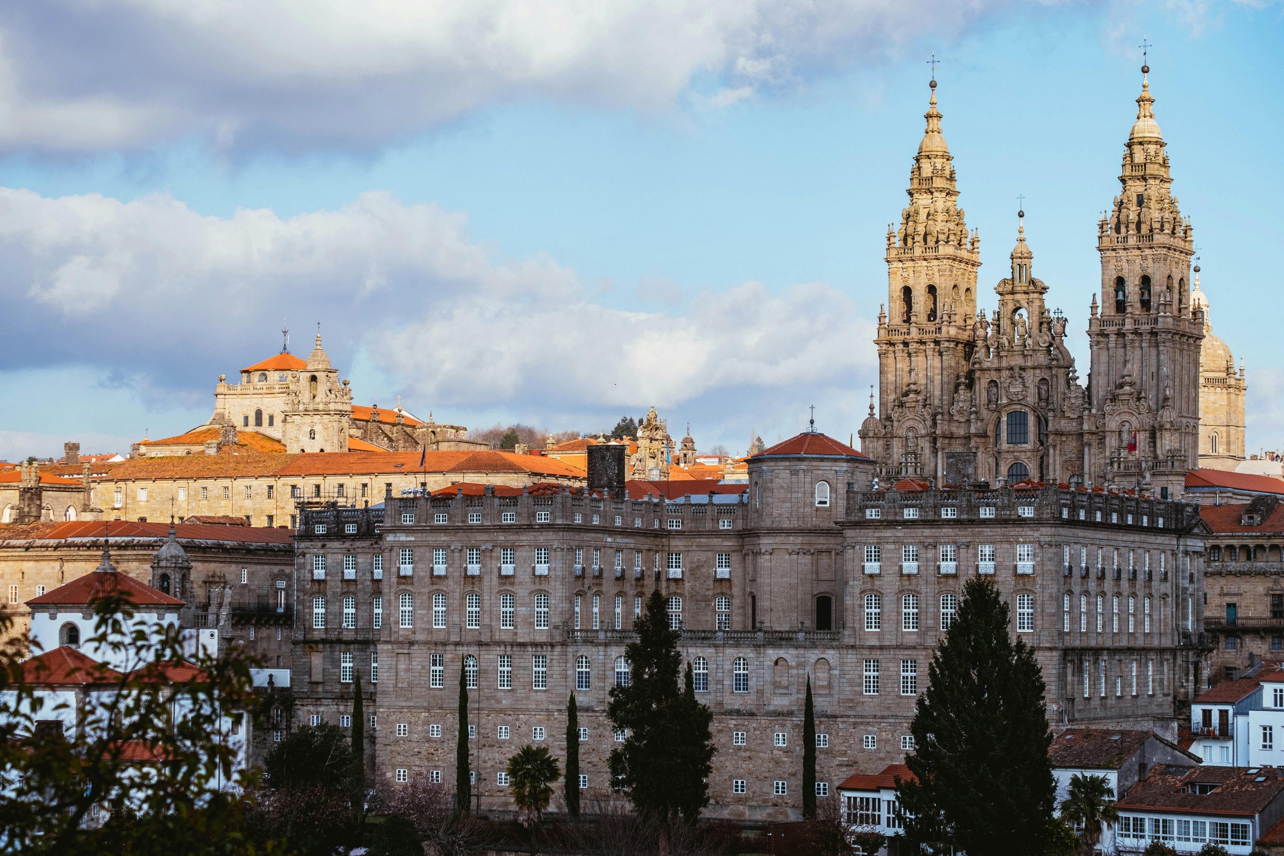 An Aerial Photography of Historical Buildings in the City